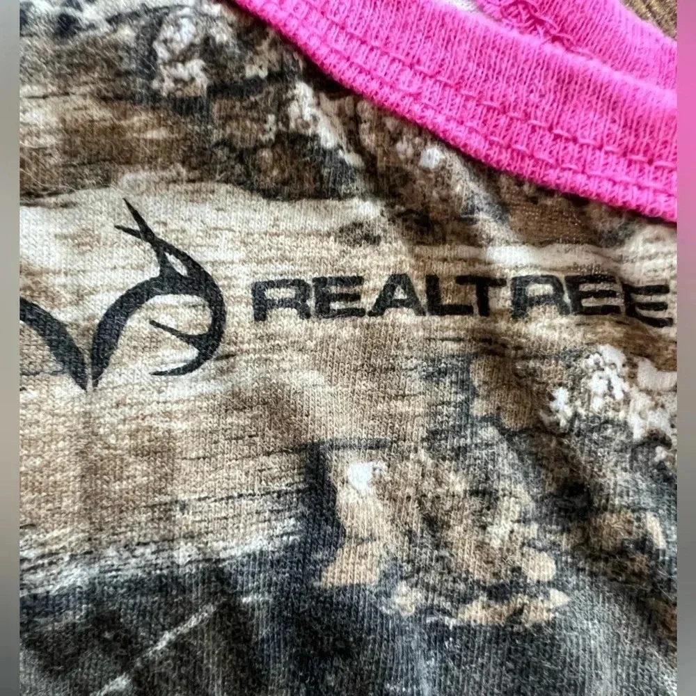 REALTREE | baby girl camouflage onesie. Size: 24M​